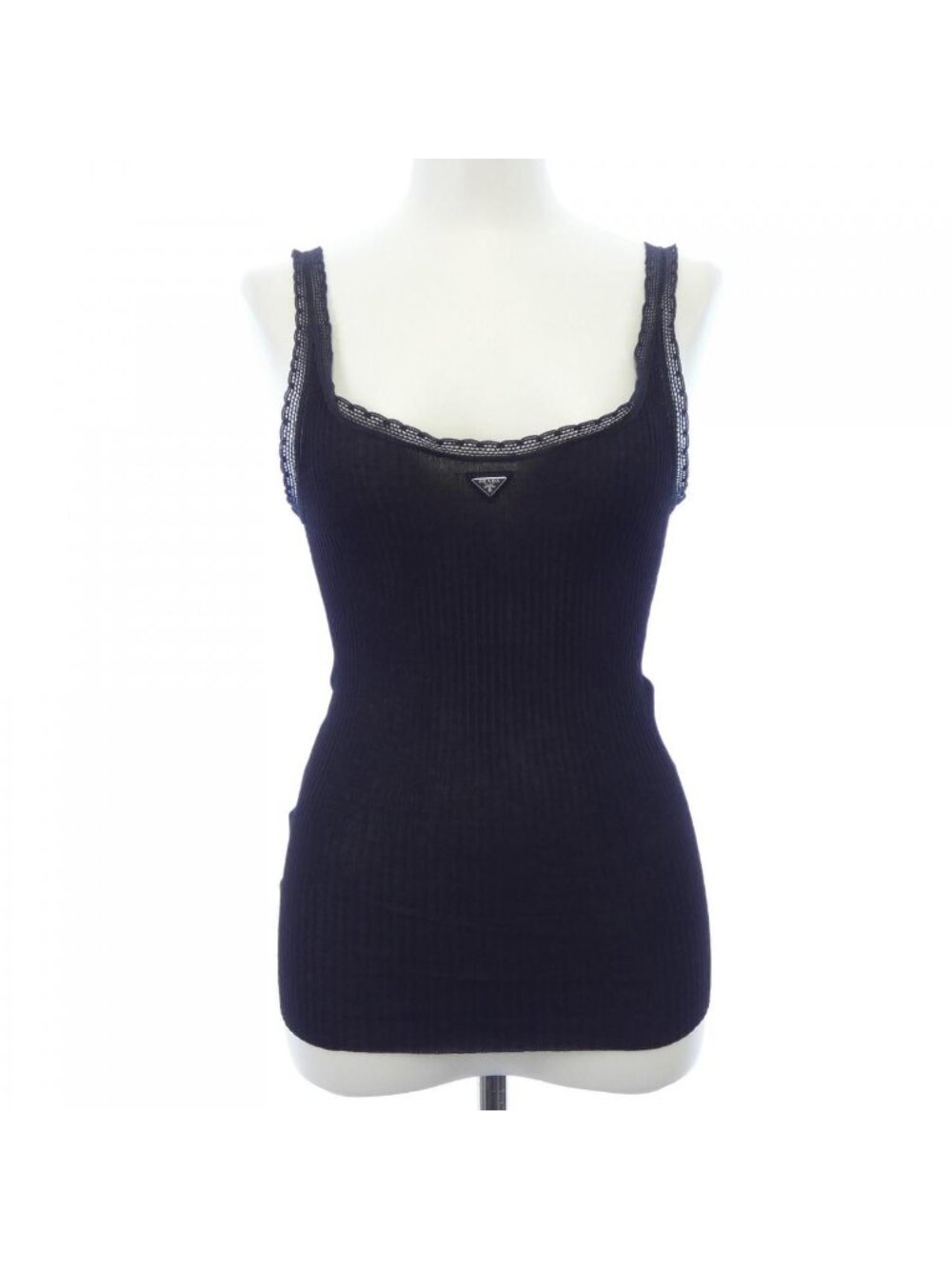 Prada Triangle Logo Tank Top